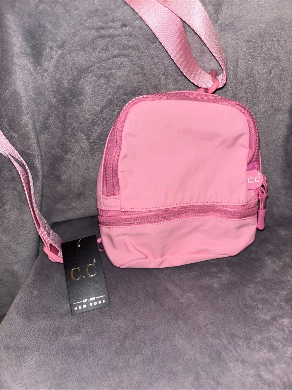 C.C Pink Mini Backpack -